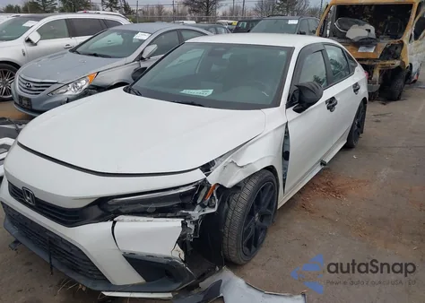 2022 Honda Civic Sport z USA, uszkodzony, nr VIN 2HGFE2F53NH579533